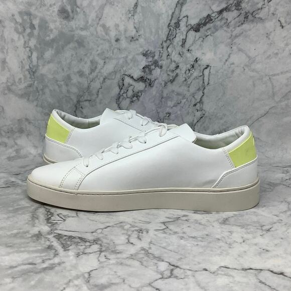 Thousand Fell Mens 10 White/Washed Acid Lace Up Low Top Sneakers Shoes H19-9 - Picture 4 of 10